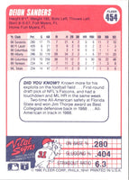 1990 Fleer Deion Sanders #454