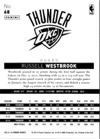 2013 Hoops Blue Russell Westbrook #68