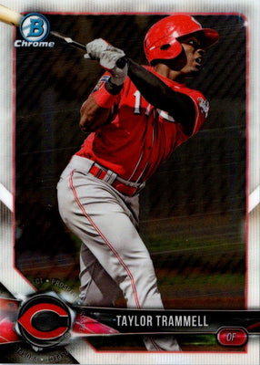 2018 Bowman Chrome Prospects Taylor Trammell #BCP156