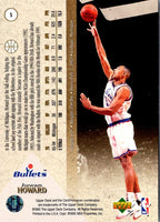 1995 Classic Superior Pix Chrome Gold Juwan Howard #5