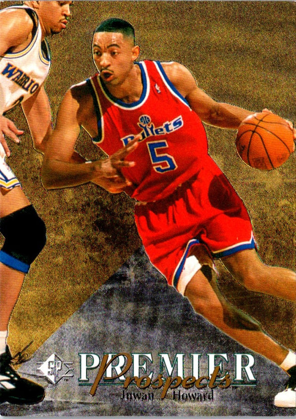 1995 Classic Superior Pix Chrome Gold Juwan Howard #5