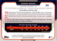 2015 Bowman Draft Picks & Prospects Conor Biggio #169