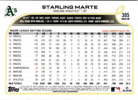 2022 Topps Blue Star Starling Marte #305