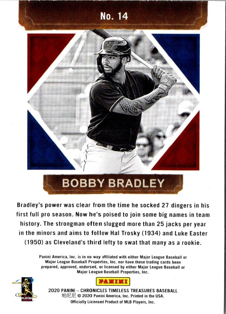 2020 Panini Chronicles Timeless Treasures Bobby Bradley