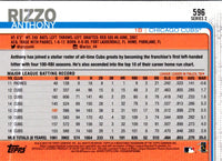 2019 Topps Anthony Rizzo #596