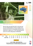 2018 Panini Status Green Mo Bamba