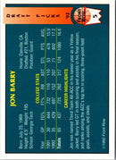 1992 Front Row Draft Picks Jon Barry