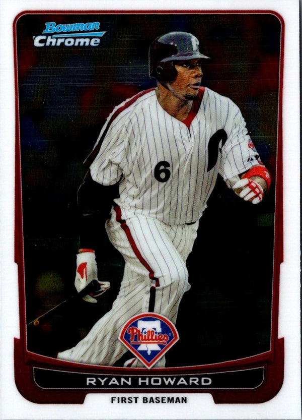 2012 Bowman Chrome Ryan Howard #138