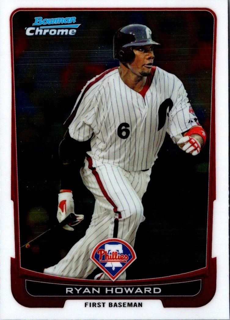 2012 Bowman Chrome Ryan Howard