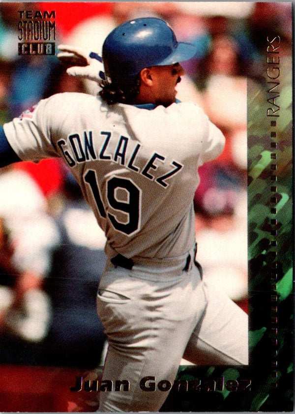 1994 Stadium Club Team Juan Gonzalez #241