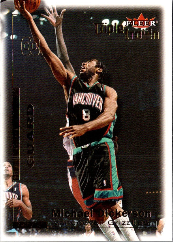 2000 Fleer Triple Crown Michael Dickerson #80