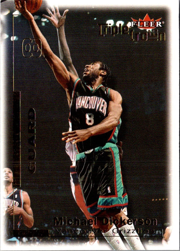 2000 Fleer Triple Crown Michael Dickerson #80
