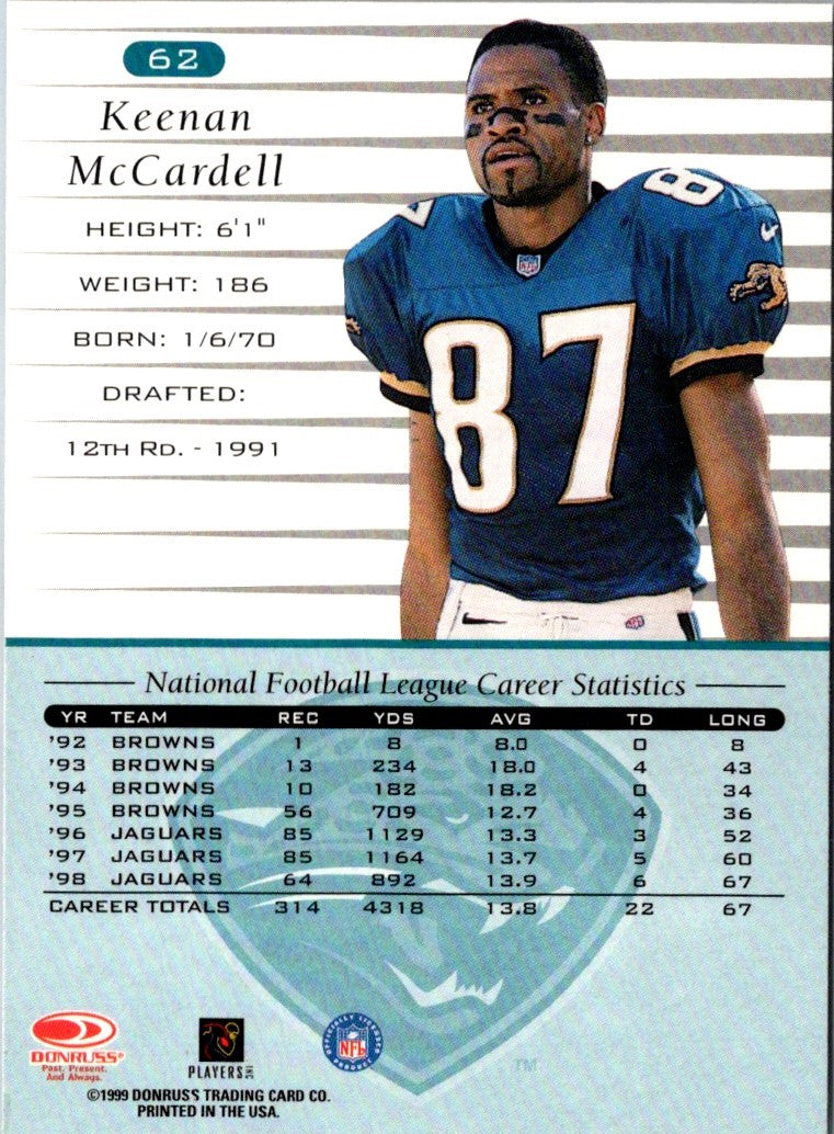 1999 Donruss Keenan McCardell