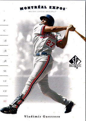 2001 SP Authentic Vladimir Guerrero #64