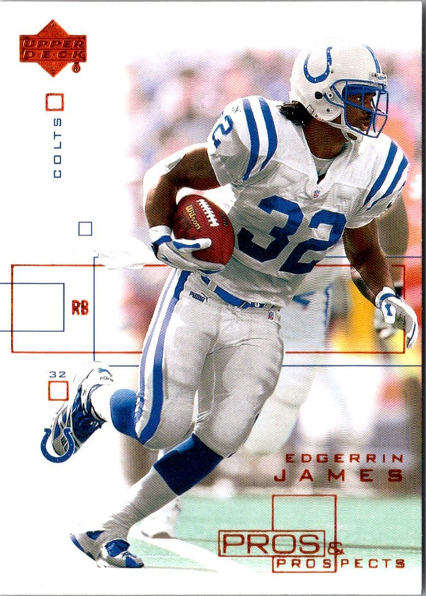 2001 Upper Deck Pros & Prospects Edgerrin James #37