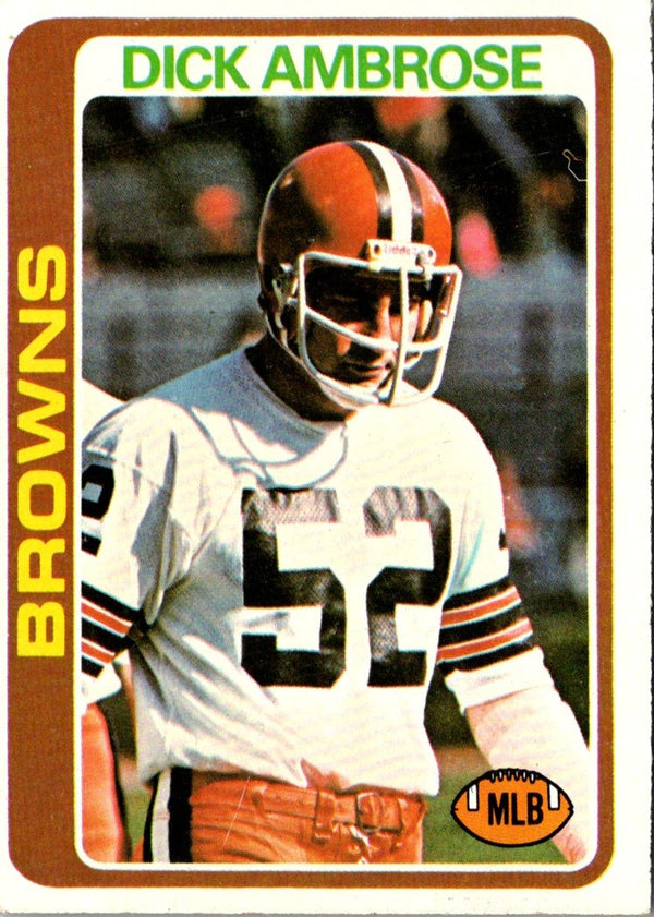 1978 Topps Dick Ambrose #454 Rookie