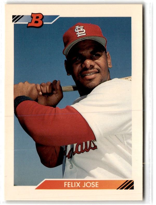 1992 Bowman Felix Jose #176