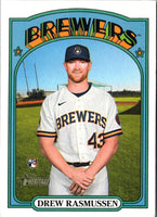 2021 Topps Heritage Drew Rasmussen #704