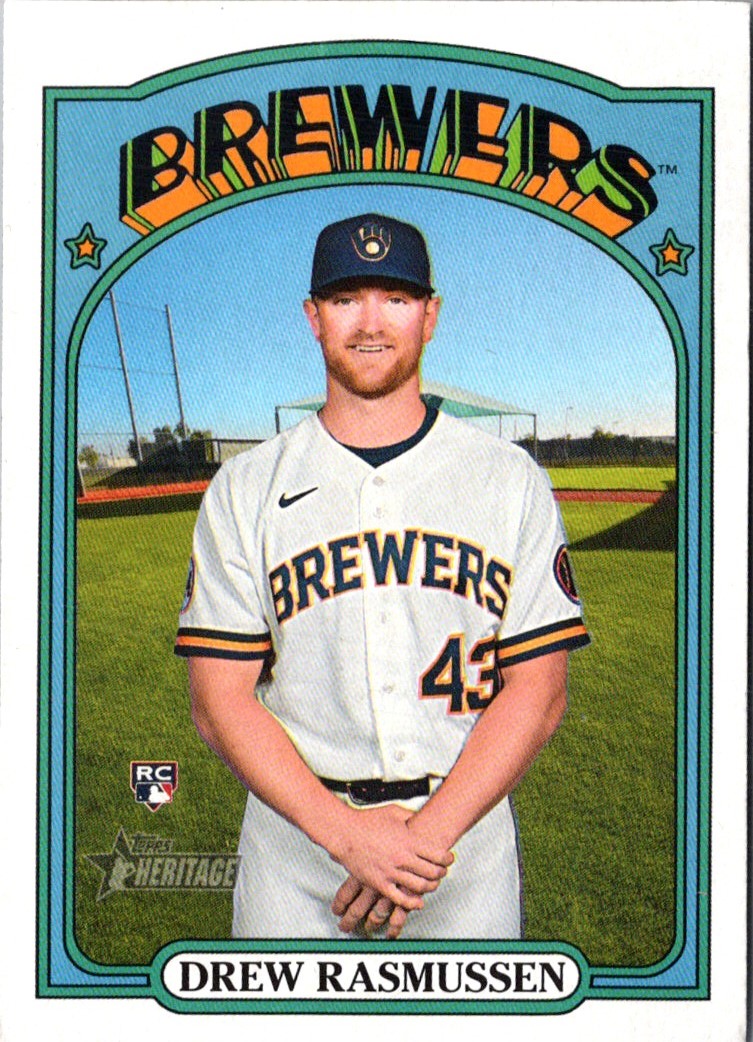 2021 Topps Heritage Drew Rasmussen