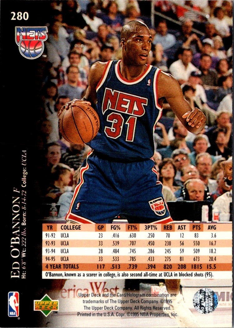 1995 Upper Deck Ed O'Bannon