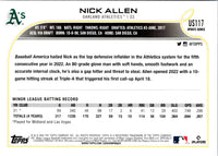 2022 Topps Update Nick Allen #US117 Rookie