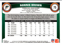 2011 Topps Chrome Ronnie Brown #75