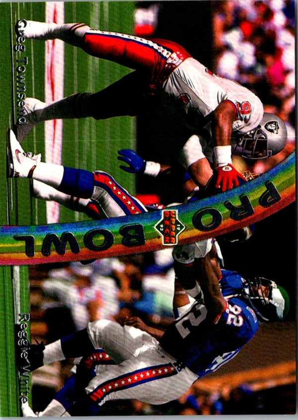 1992 Upper Deck Pro Bowl Greg Townsend/Reggie White #PB7