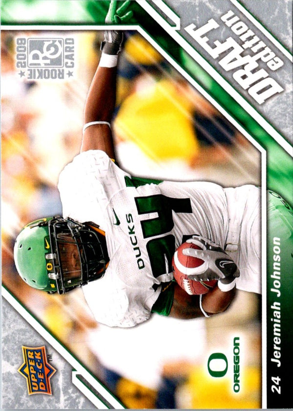 2009 Upper Deck Draft Edition Jeremiah Johnson #128 Rookie