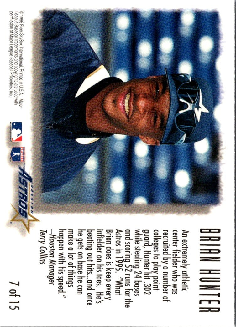 1996 Fleer Rookie Sensations Brian Hunter