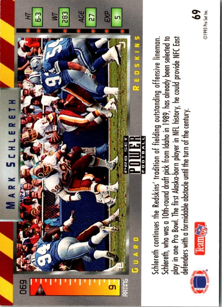 1993 Pro Set Power Mark Schlereth