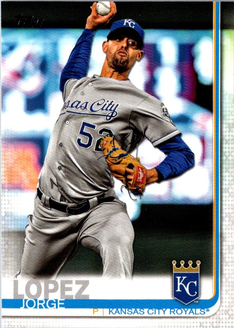 2019 Topps Kansas City Royals Jorge Lopez