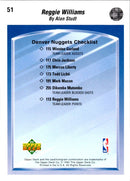 1992 Upper Deck Reggie Williams