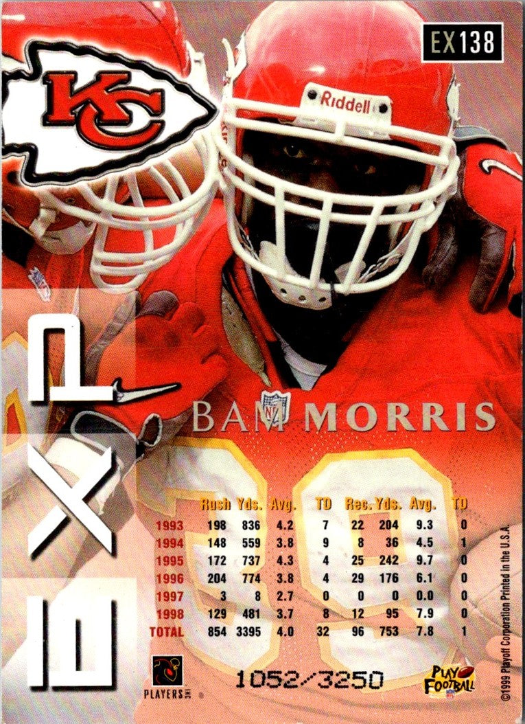 1999 Playoff Prestige EXP Reflections Silver Bam Morris