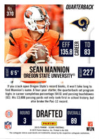 2015 Score Sean Mannion #370 Rookie