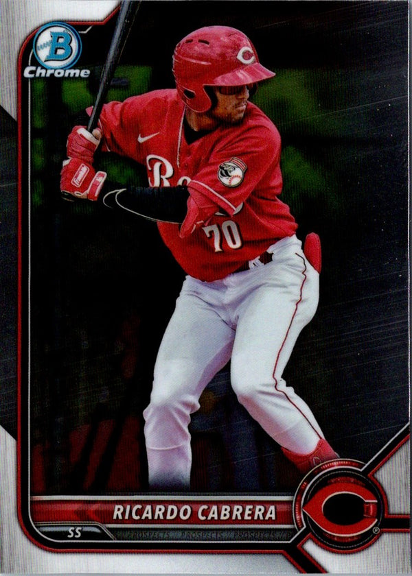 2022 Bowman Draft Baseball Chrome Ricardo Cabrera #BDC-139 Rookie