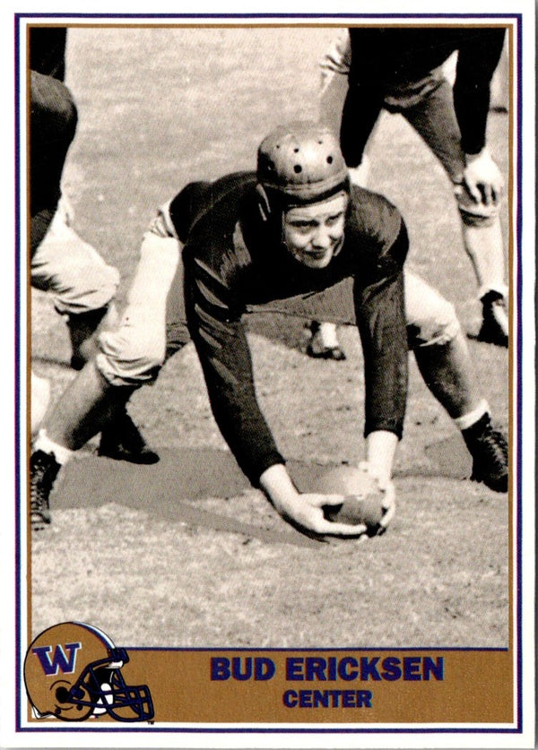 1992 Pacific Greats Washington Huskies Bud Ericksen #59