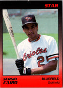 1989 Star Bluefield Orioles Sergio Cairo