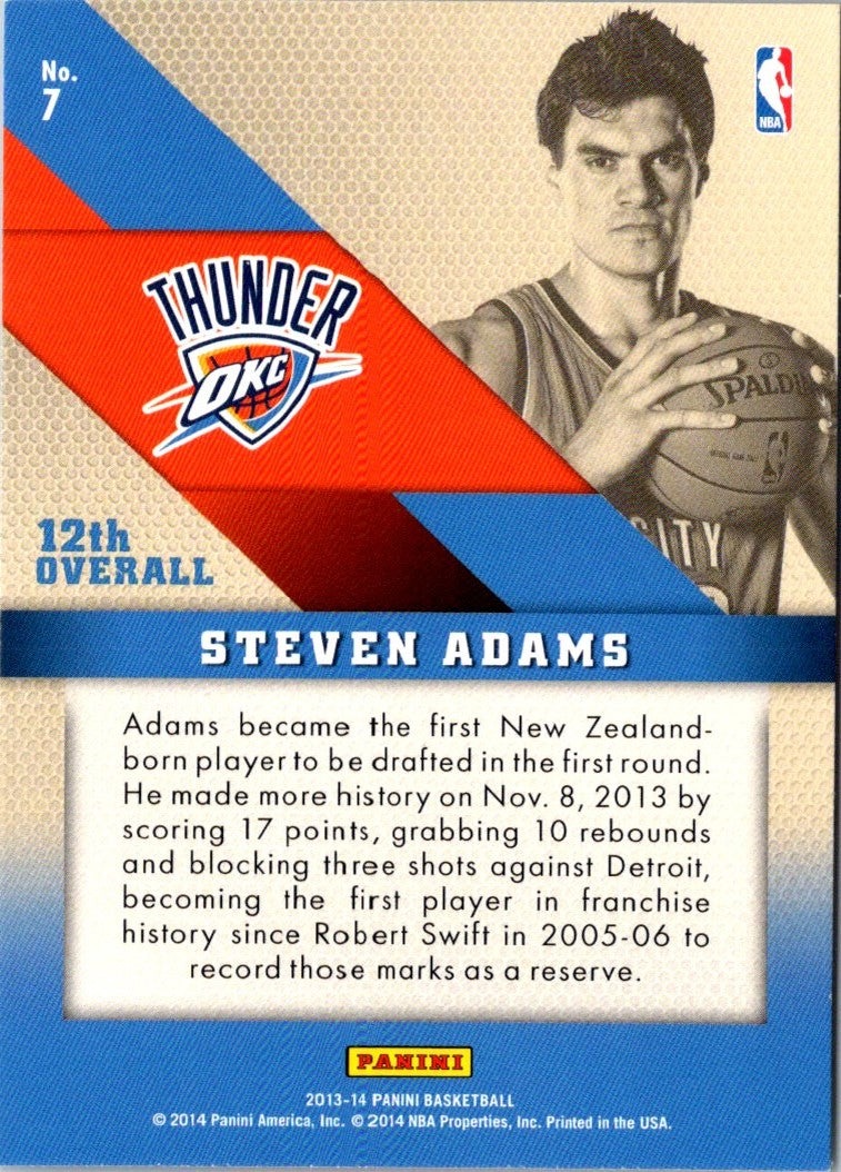 2013 Panini Rookie Top 10 Steven Adams