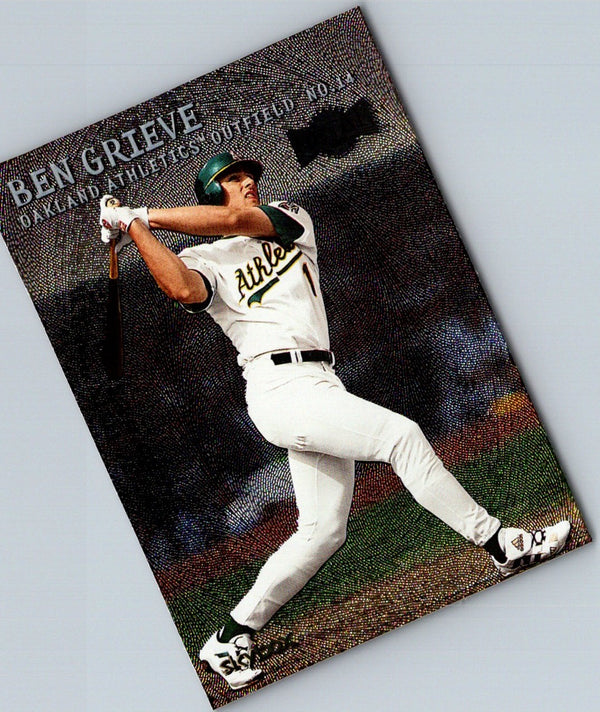 2000 Plumbers Union Oakland Athletics Ben Grieve #6