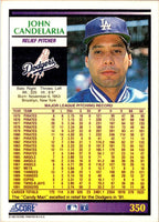 1992 Score John Candelaria #350