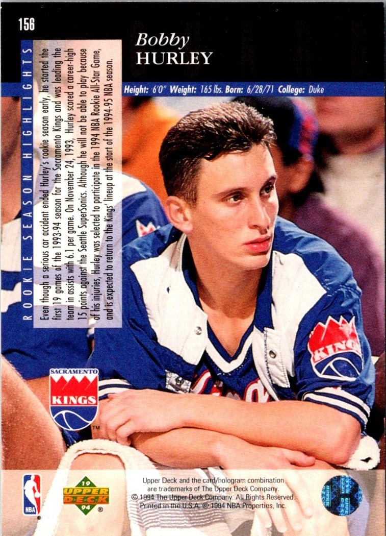 1993 Upper Deck Special Edition Bobby Hurley