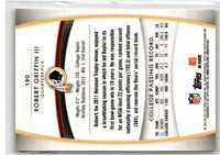 2012 Topps Platinum Rookie Patch Autographs Robert Griffin III #120