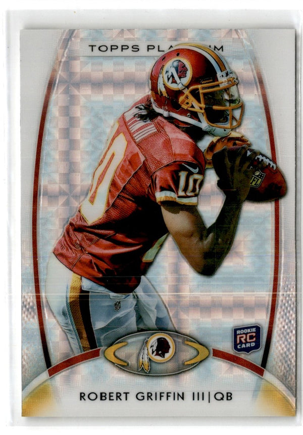 2012 Topps Platinum Rookie Patch Autographs Robert Griffin III #120