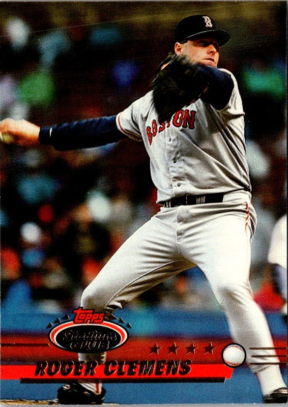 1993 Stadium Club First Day Production Roger Clemens #220