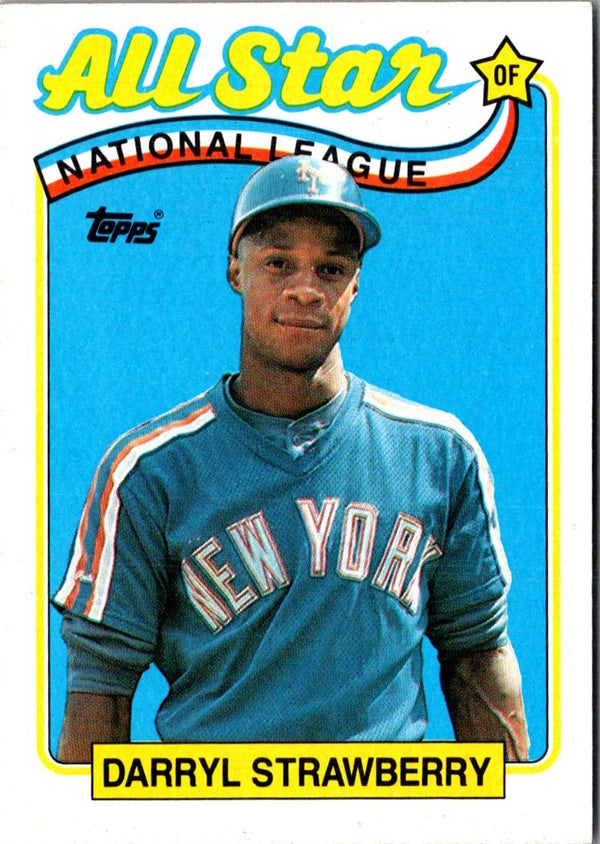 1989 Topps Darryl Strawberry #390