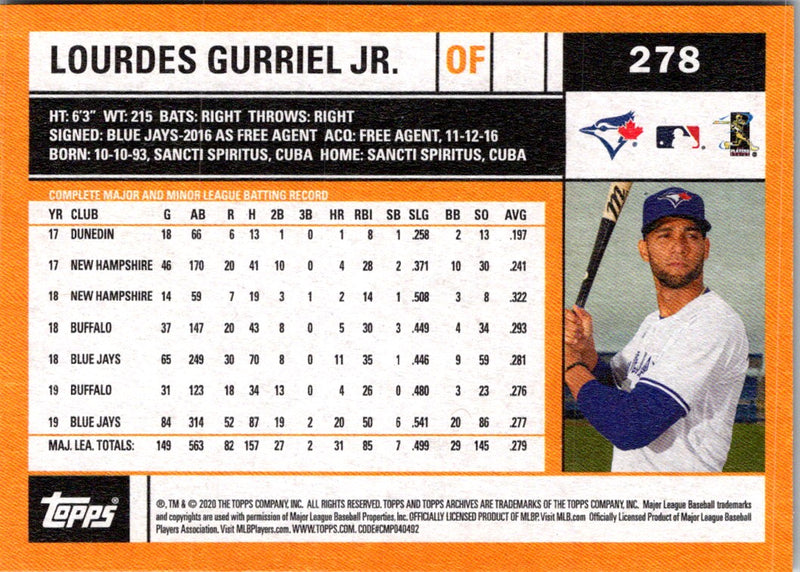 2020 Topps Archives Lourdes Gurriel Jr.