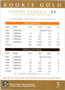 1992 Pro Line Portraits Rookie Gold Tommy Vardell