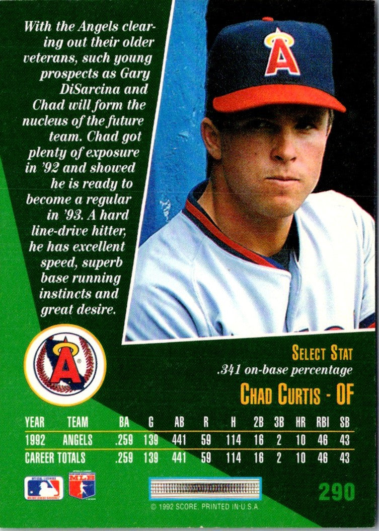 1993 Select Chad Curtis