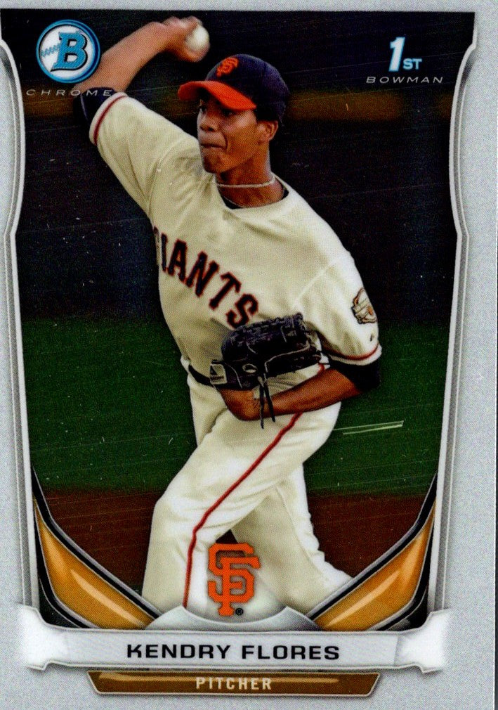 2014 Bowman Chrome Prospects Kendry Flores