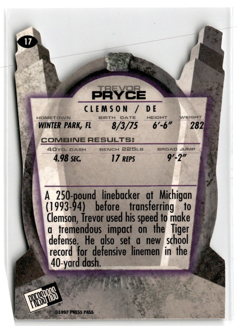 1997 Press Pass Combine Trevor Pryce